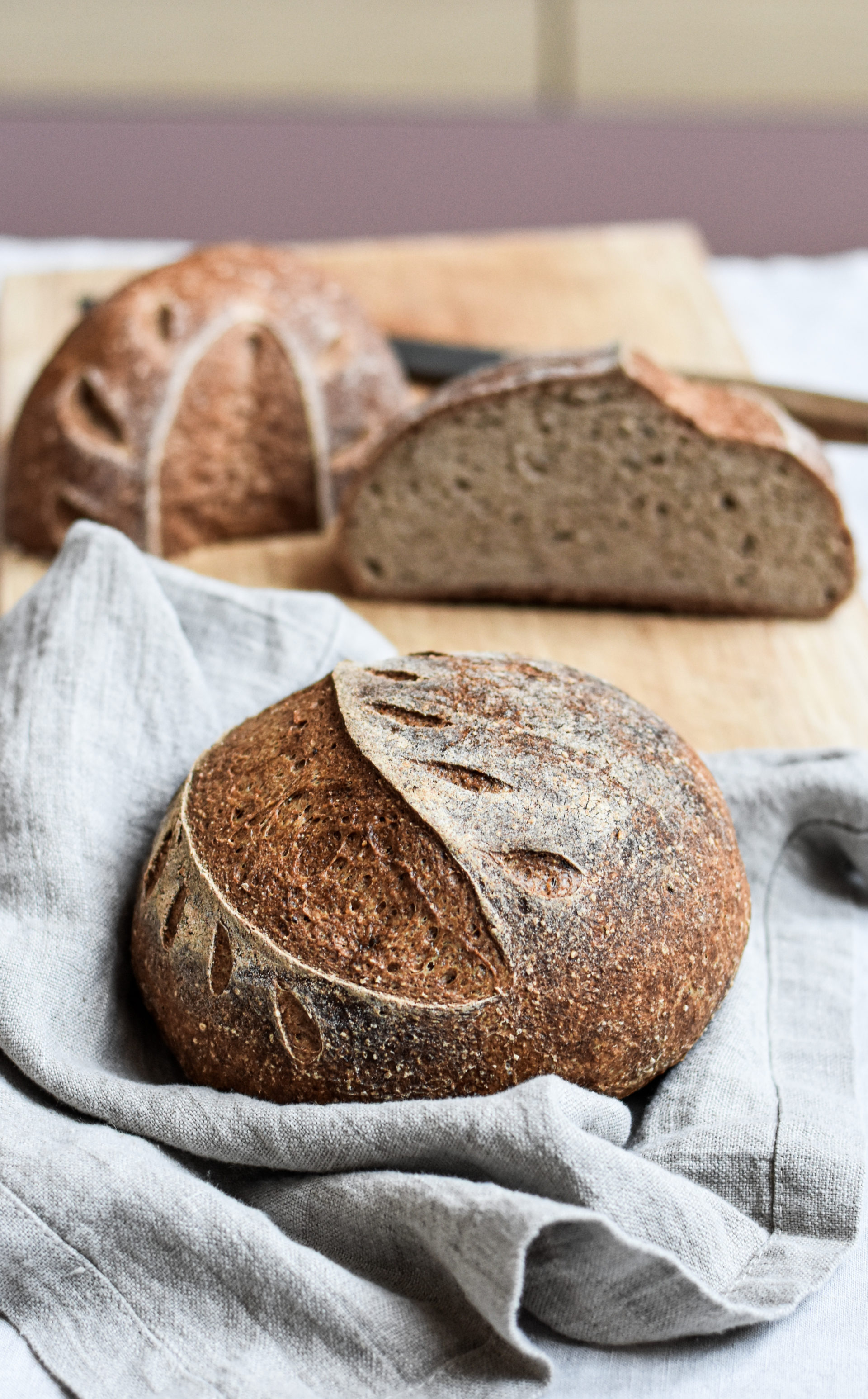 Glutenfreies Brot Mit Sauerteig Und Kneten Lena S Glutenfrei