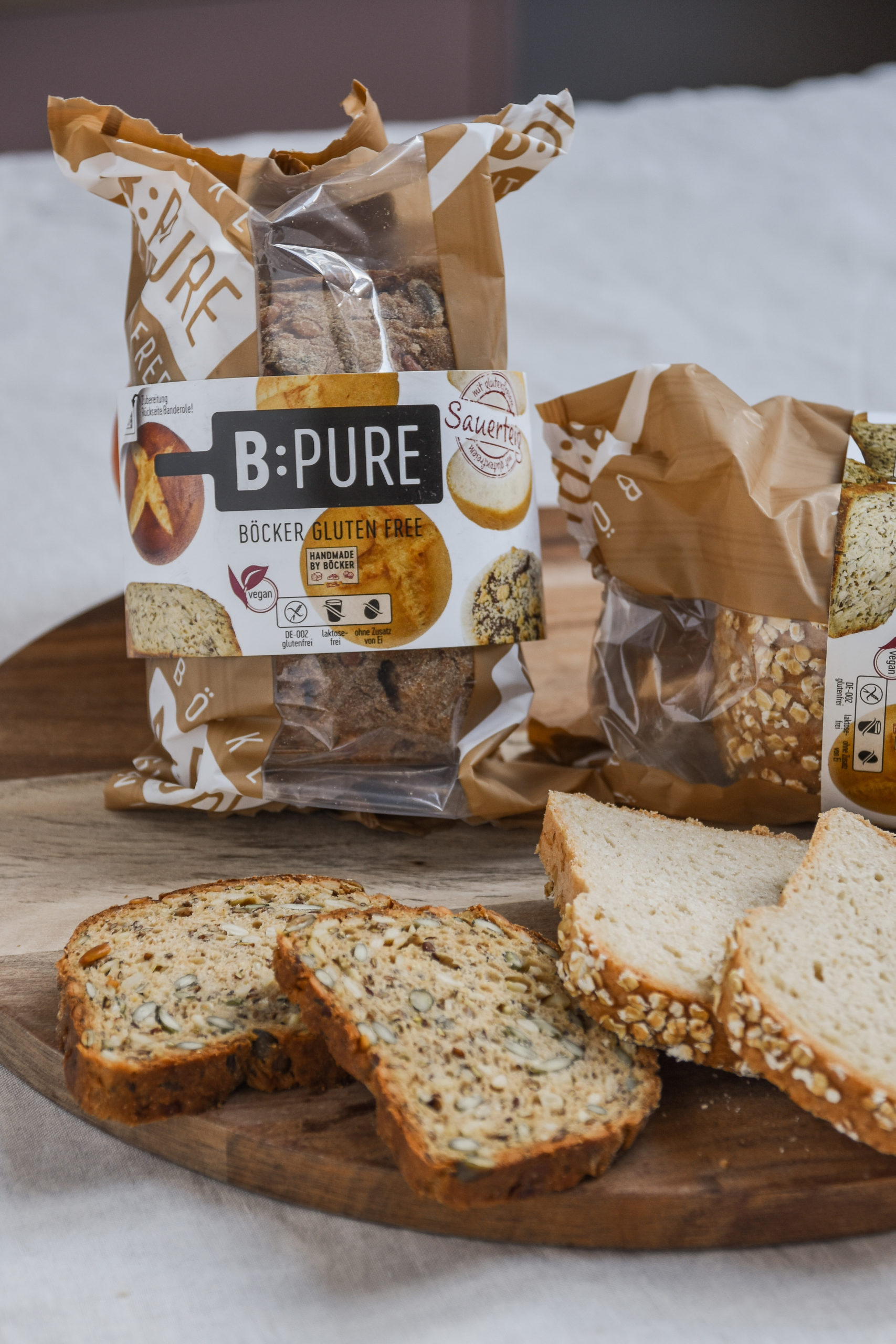 Glutenfreie Brote mit Sauerteig von Böcker B:PURE