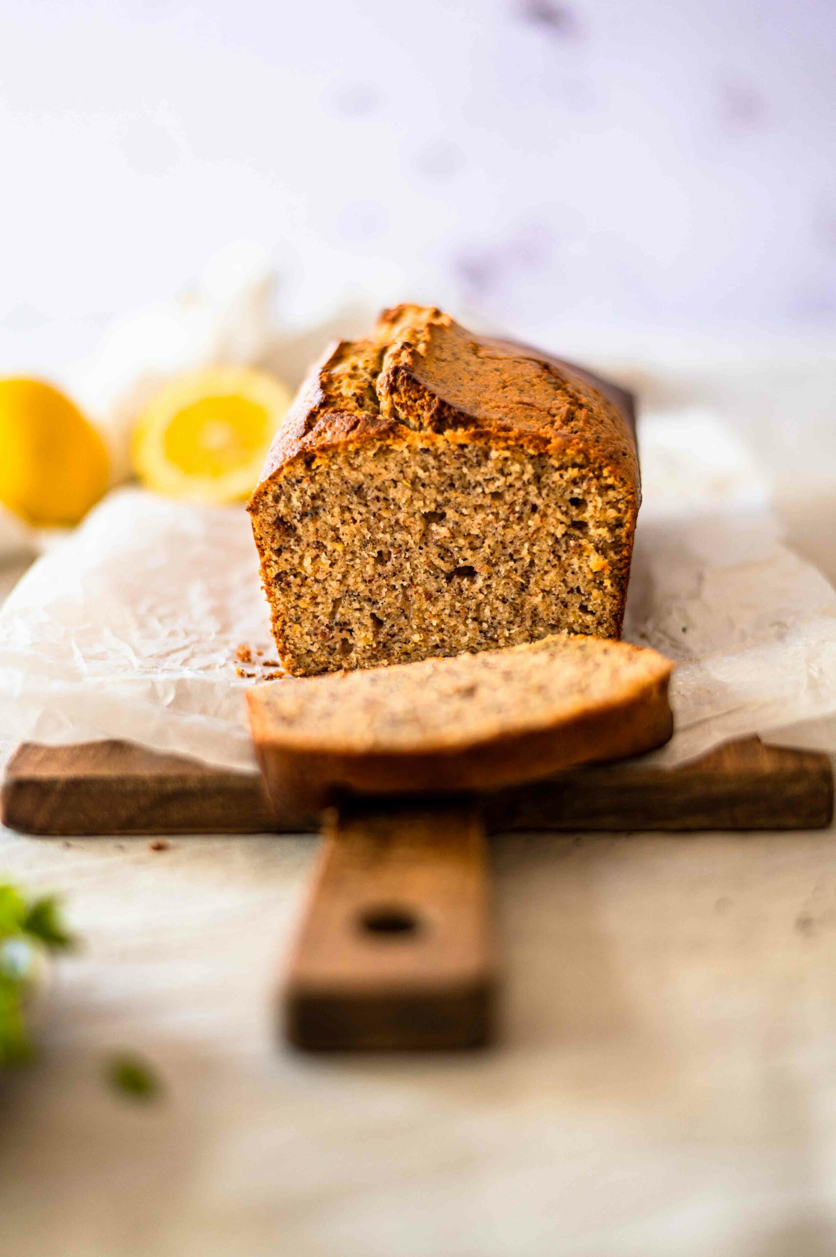 Glutenfreier Zitronenkuchen schmeckt auch ohne Puderzuckerguss